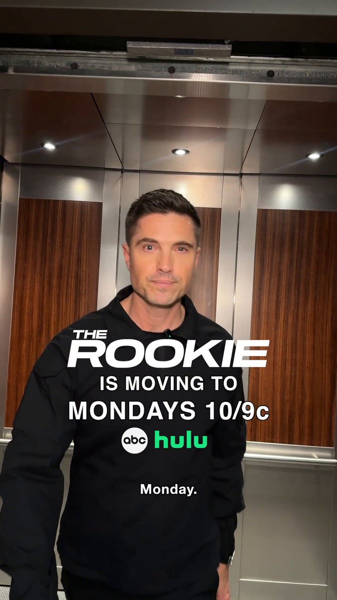 This is your sign to start loving Mondays. New #TheRookie episodes will be dropping on a new night! 🚨