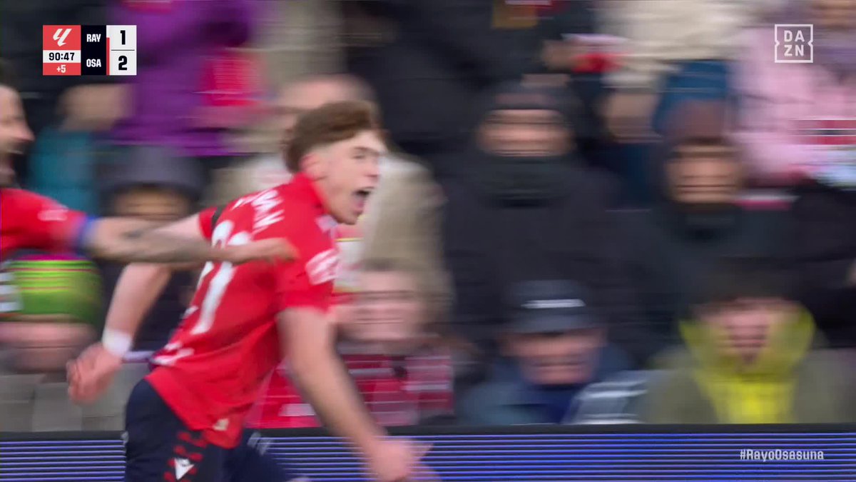 ESTE CHICO TIENE ALGO ESPECIAL ✨ Víctor Muñoz se va de todo el que se le pone por delante para darle la victoria a Osasuna en Vallecas 🚀 #LALIGAenDAZN ⚽