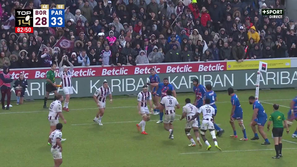 La joie parisienne avec la victoire face à Union Bordeaux Bègles ⚡️ #UBBSFP