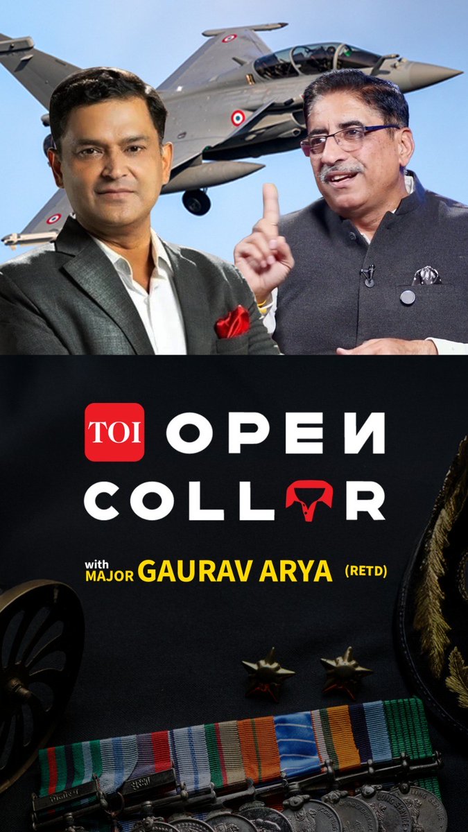 In this episode, Major Gaurav Arya analyses India’s ₹3.25 lakh crore plan to acquire 114 Rafale fighter jets, in conversation with Air Marshal Sanjeev Kapoor (Retd). The discussion covers the choice of 4.5-generation aircraft over 5th-generation fighters, squadron shortages, indigenous manufacturing, engine ToT with Safran and GE, HAL’s performance, and whether 114 Rafales are enough to secure India’s airpower future. Watch the full episode on TOI on 26th Jan. Major Gaurav Arya (Retd) kaps78