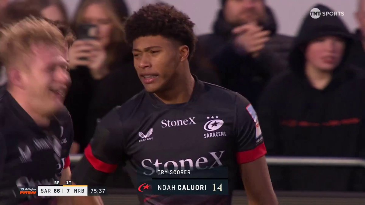 Less than a minute after being named Player of the Match, Noah Caluori has his fourth try of the game 🤯 📺 TNT Sports &amp; discovery+ UK