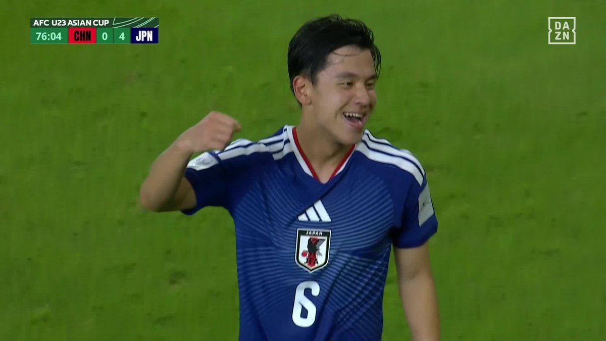 🏆AFC U23アジアカップ サウジアラビア 2026 ⚔️決勝 🇯🇵 #U23日本代表 vs U-23中国代表🇨🇳 ミドルで2ゴール！再び #小倉幸成 が決める⚽⚽🤩 📱DAZNにて無料配信❗️ #サッカー日本代表