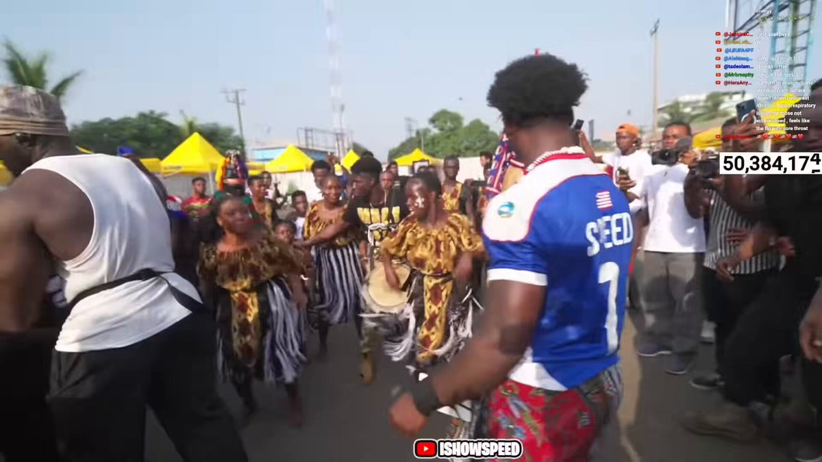 🚨| WATCH: Speed jumps into a traditional tribal dance and perfectly matches every move like a pro 🤯🕺🔥