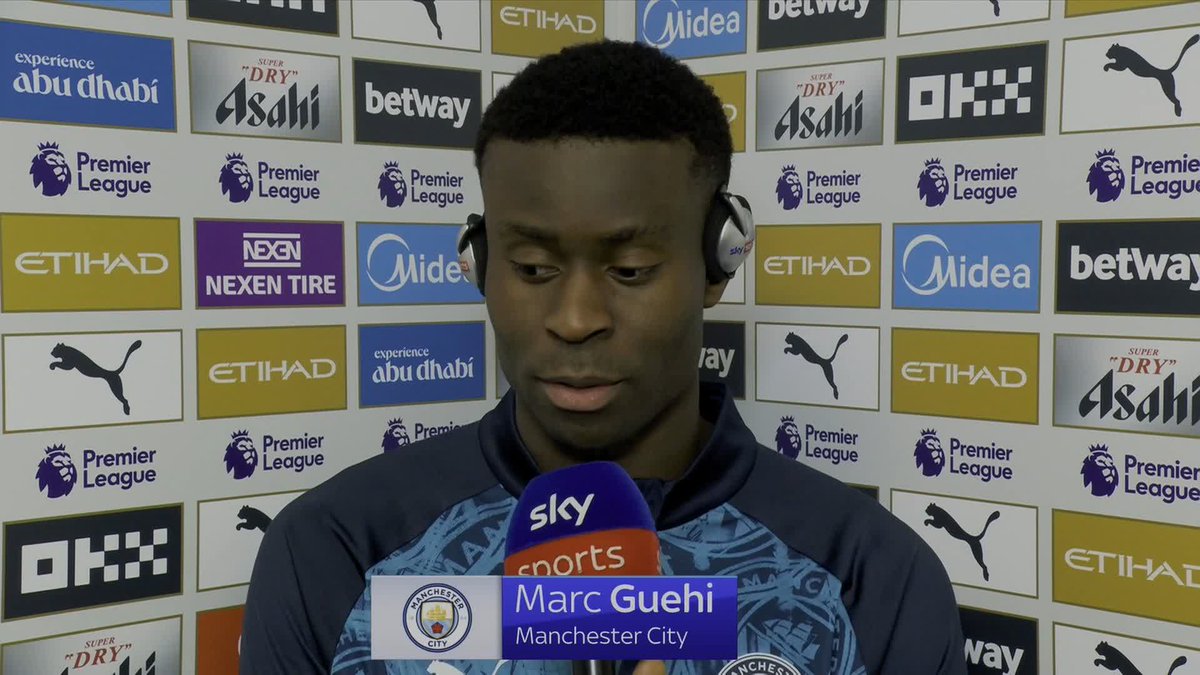 "It's a good start but a lot of learning to do" Marc Guehi speaks to the Soccer Saturday panel following his Manchester City debut 🔵