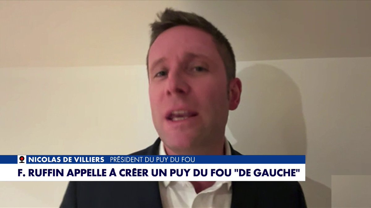 Nicolas de Villiers, président du Puy du Fou, s’indigne sur François Ruffin qui appelle à créer un Puy du Fou «de gauche» : «Le Puy du Fou parle à tout le monde», dans #PunchlineWE