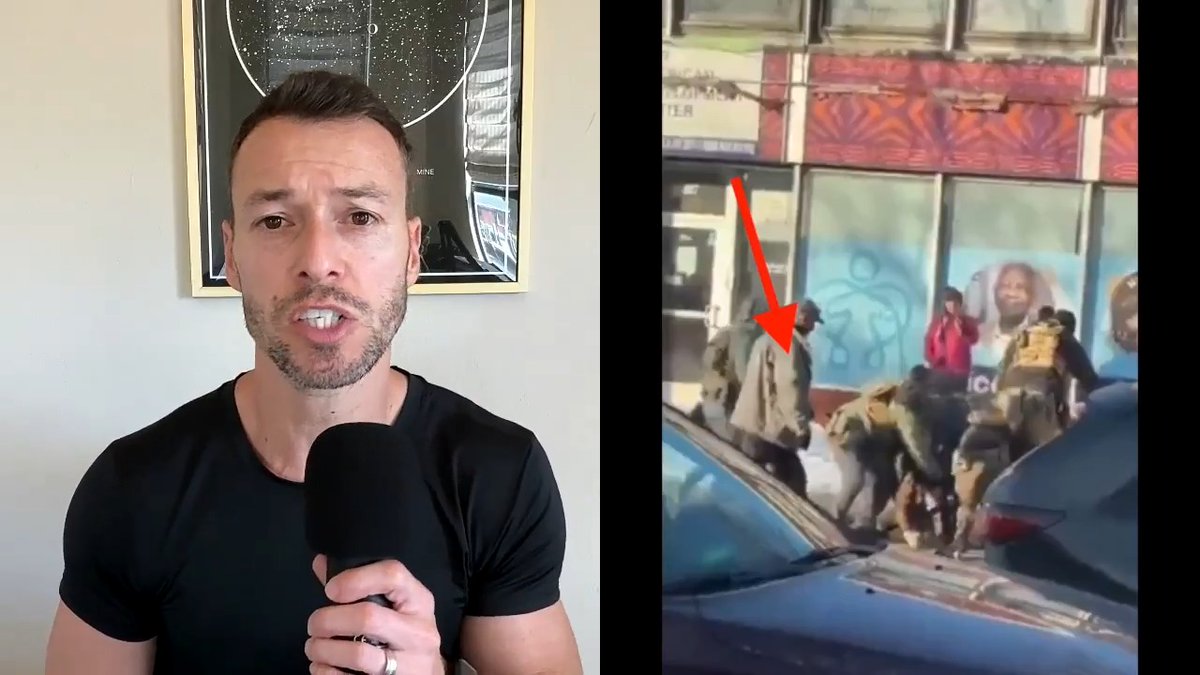 BREAKING: I will show you irrefutable evidence that Border Patrol just k*lled an unarmed man in Minneapolis. You can clearly see, as I show you that one agent approaches the man without a gun, reaches into the man's pants, pulls out the gun, all before the first shots are fired. This is SICK!