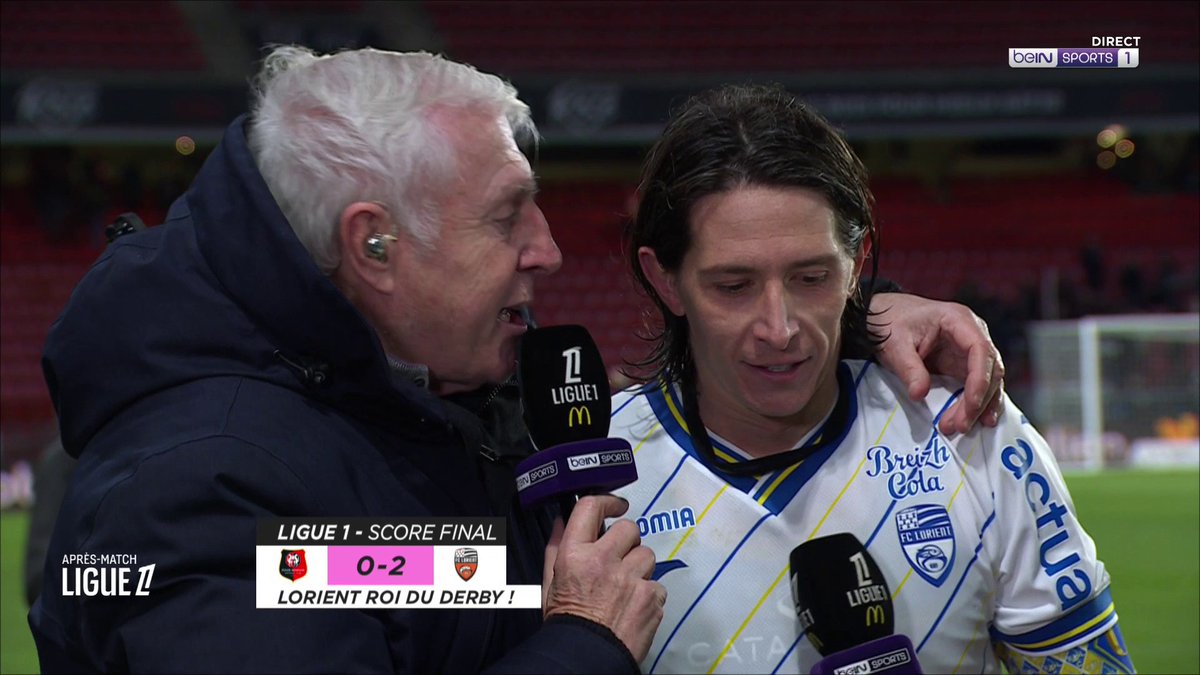[📺 LIVE] 🇫🇷 #Ligue1McDonalds 🏆 Laurent Abergel est avec nous après le succès du FC Lorient ! #beINLigue1 #SRFCFCL
