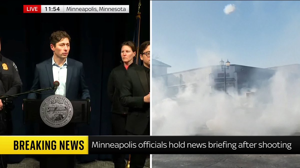 "A great American city is being invaded by its own federal government," says Minneapolis mayor Jacob Frey. It's after a 37-year-old Minneapolis resident and US citizen was shot dead by federal agents, according to local police. 📺 Sky 501 and YouTube