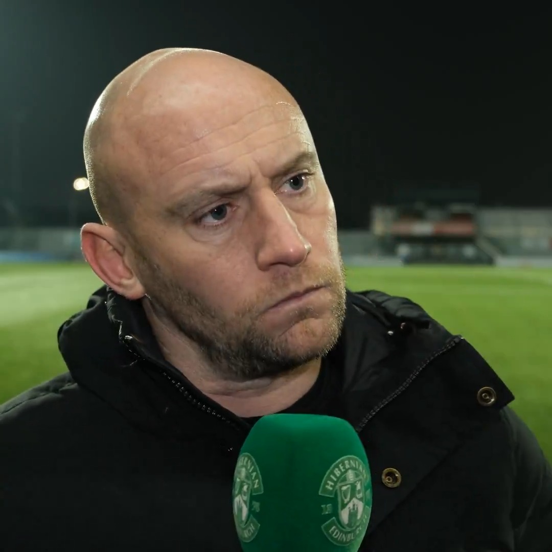 Hibs Head Coach David Gray reflects on today's defeat to Falkirk.