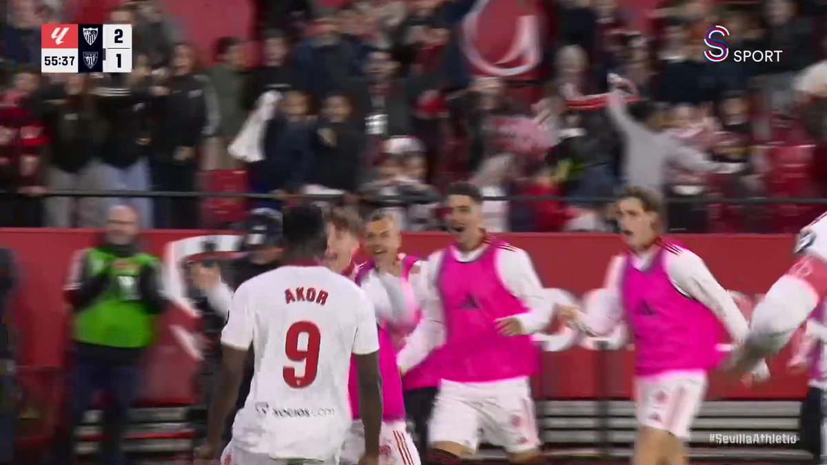 Sevilla, Akor Adams'ın penaltısı ile 2-1 öne geçti! ⚽