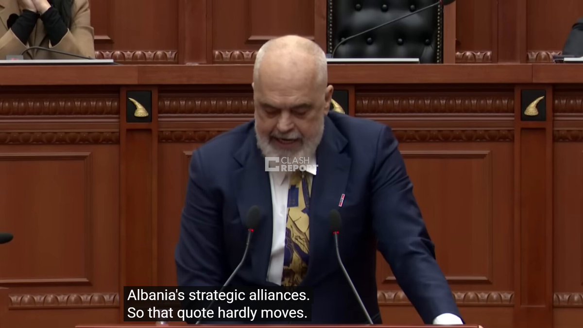 Albanian PM Edi Rama: Next Monday we will have another extraordinary honor: I will address the Knesset, the Parliament of Israel, as Prime Minister of Albania, in the same format that was reserved some time ago for the President of the United States and a very limited number of foreign leaders in the history of that parliament.