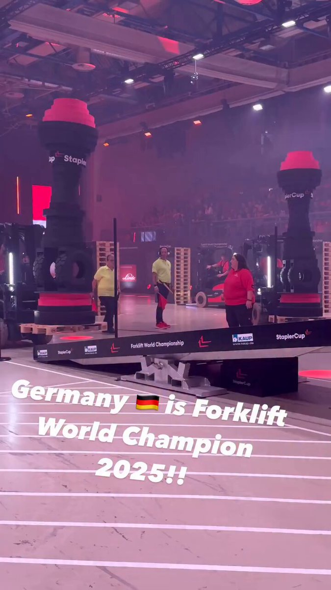 Today I learned there’s a Forklift World Championship…