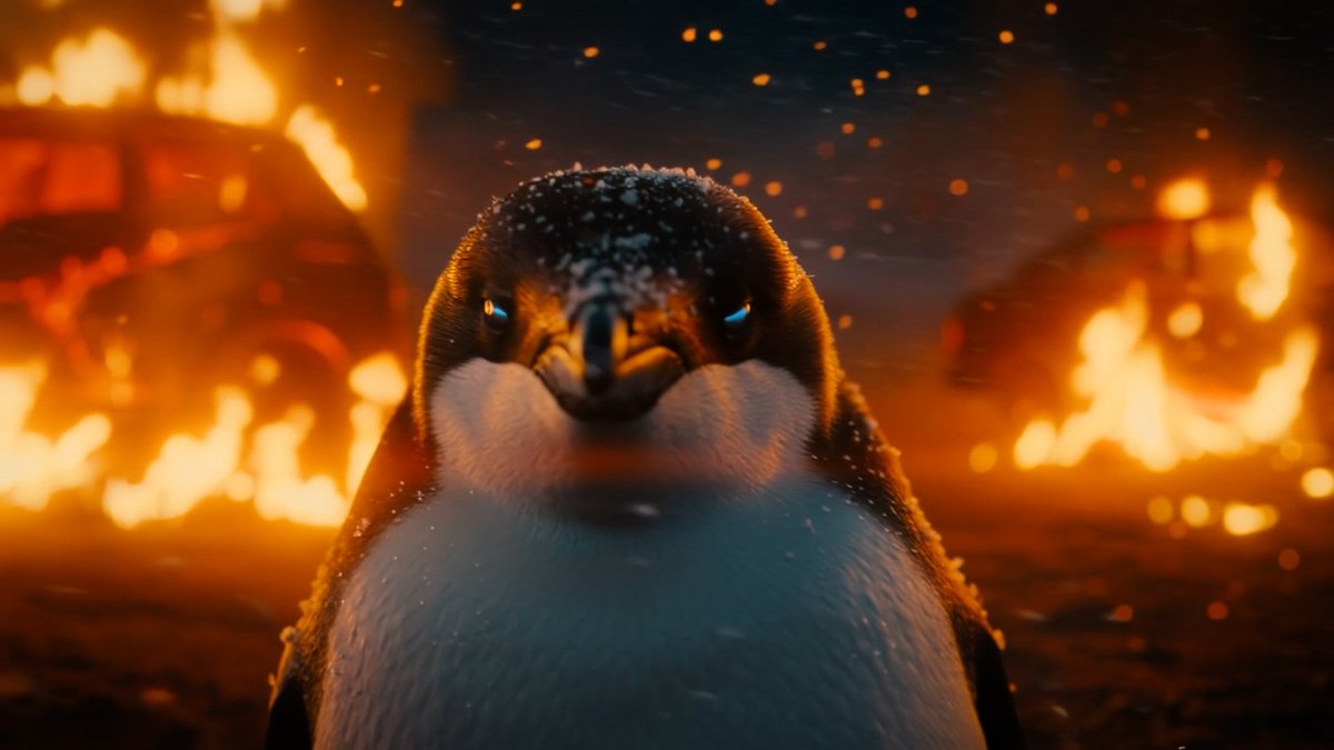 there's only one man that can save Minneapolis now, and he is a penguin