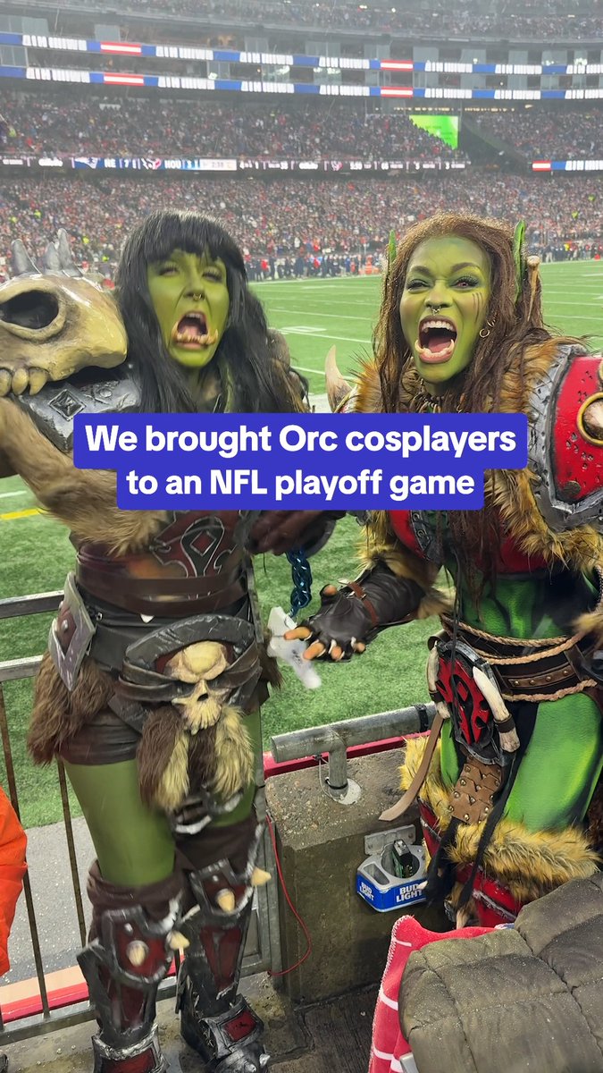 We brought orc cosplayers into an NFL playoff game. Now they’re headed back to Azeroth, which you can do too in World of Warcraft: Midnight, launching March 2 and with Housing Early Access available now with pre-purchase. Presented by World of World of Warcraft®: Midnight