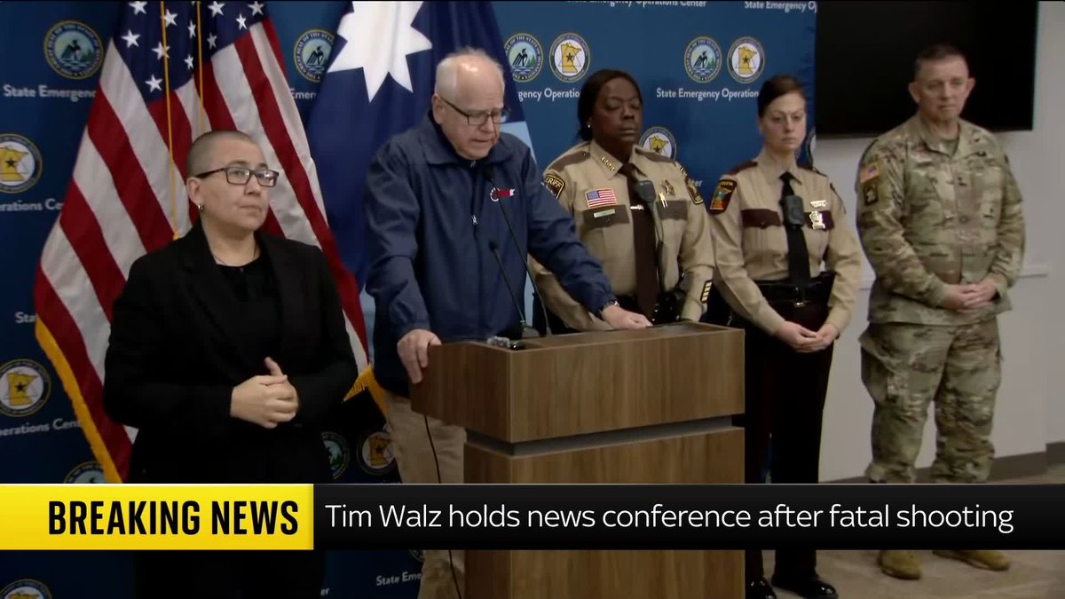Minnesota Governor Tim Walz condemns what he calls the "federal occupation of Minnesota". Waltz calls the ICE operation a "campaign of organised brutality" and says the videos of the fatal shooting are "sickening". Latest: 📺 Sky 501 and YouTube