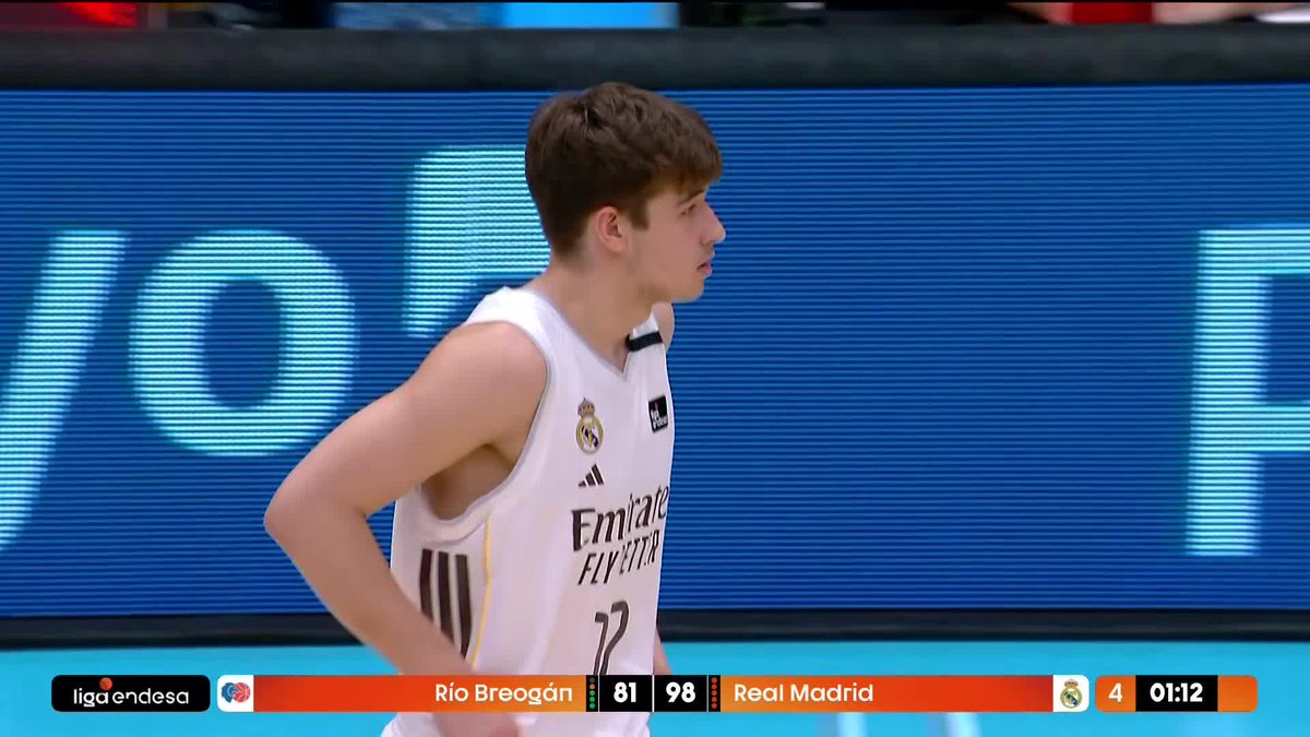 🎂 Ayer cumplía 18 años y hoy... ¡EGOR AMOSOV DEBUTÓ EN #LigaEndesa! ✨ ¡Una de las sensaciones del Real Madrid Basket en Liga U! ¡Bienvenido, Egor! 👋