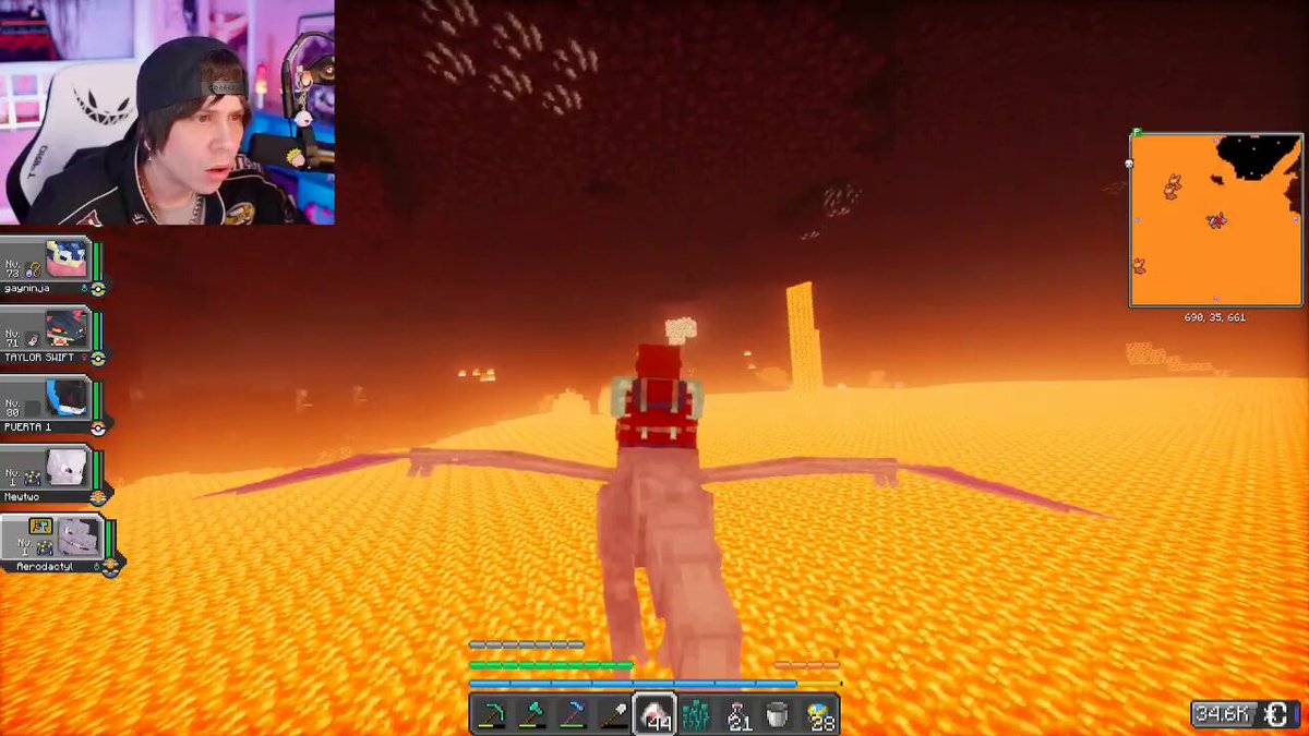 Rubius: aquí no veo futuro eh....*procede a estrellarse en la lava* JAJSKAJSKSWXD