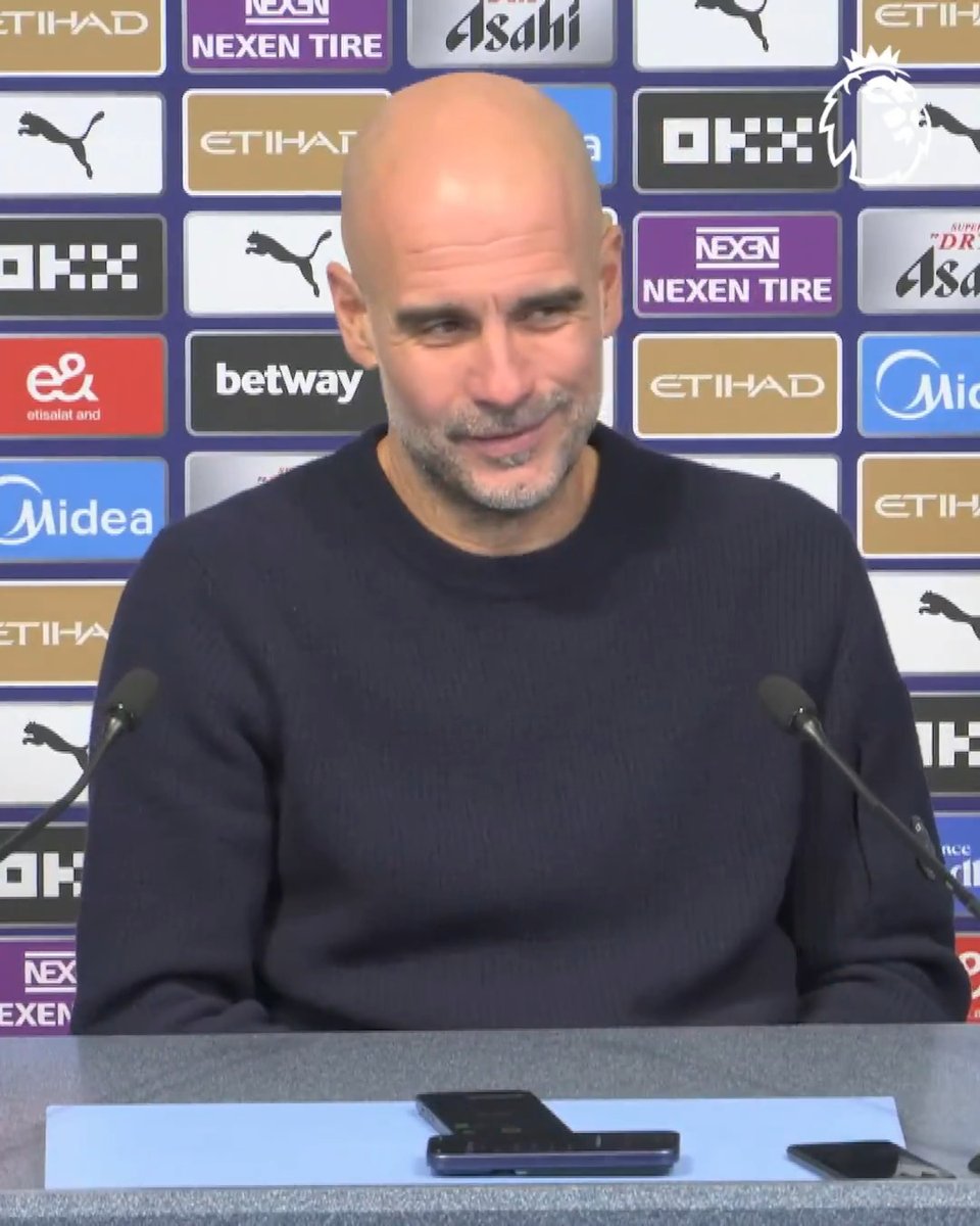 “He's a guy you can rely on; you see it from two training sessions.” Pep Guardiola reacts to Marc Guehi’s Manchester City debut 👏
