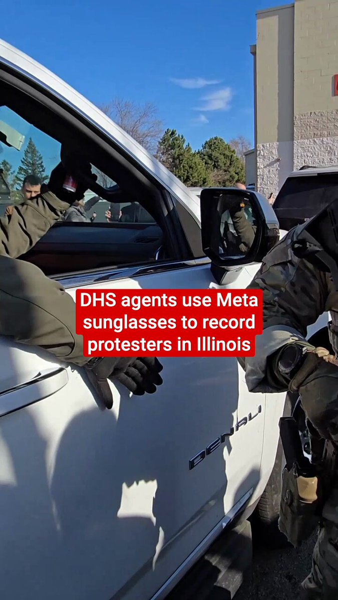 Department of Homeland Security agents carrying out the Trump administration’s deportation campaign appear to have worn artificial intelligence-connected Meta sunglasses that can record video in operations across the country, including during the White House’s ongoing Minnesota crackdown, according to an investigation by The Independent. Click the link in bio for more 🔗