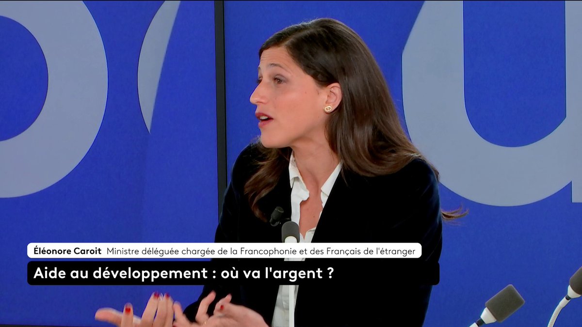 🔴 Aide au développement : "L’AFD n’est pas de l’argent donné : 85 % ce sont des prêts pour des projets structurants. Et 7 fois sur 10, ce sont des entreprises françaises qui remportent les appels d’offres", explique Éléonore Caroit. #LePourEtLeContre #Canal16