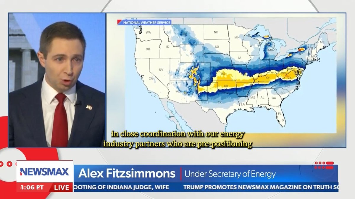 DOE is in close coordination with our energy industry partners, who are pre-positioning 50,000 personnel across 36 states. The department has identified more than 35GW of backup generation that exists across the country to ensure if the nation needs it, that it be made available.