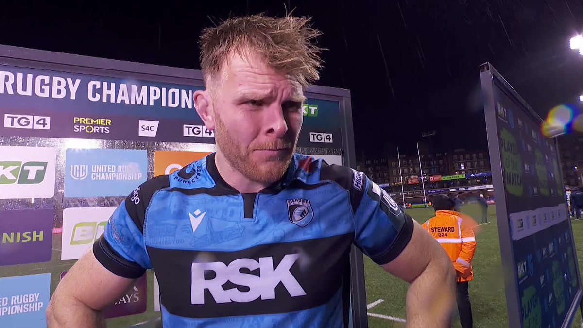 "I think it's a victory we really needed" 🗣️ Josh McNally and Liam Belcher react after tonight's win for Cardiff Rugby against Benetton 🔵⚫