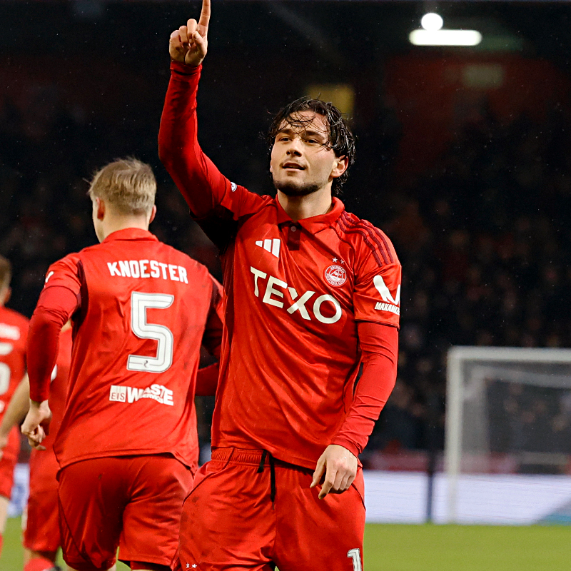 Kenan gets us going at Pittodrie 🔴