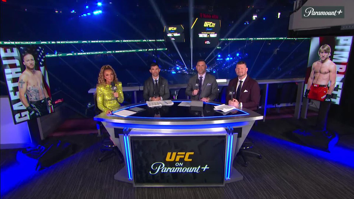 "This is literally history in the making." - michael #UFC324 📺 Paramount+