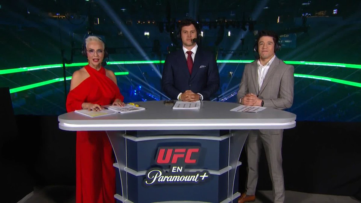 🛑 Equipo de transmisión envidiable 🛑 Claudia Trejos | Claudio Puelles 🇵🇪 |Brandon Moreno 🇲🇽 Paramount+ | #UFC324