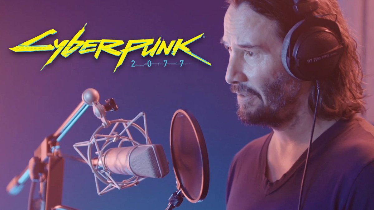 keanu reeves voicing johnny silverhand #Cyberpunk2077