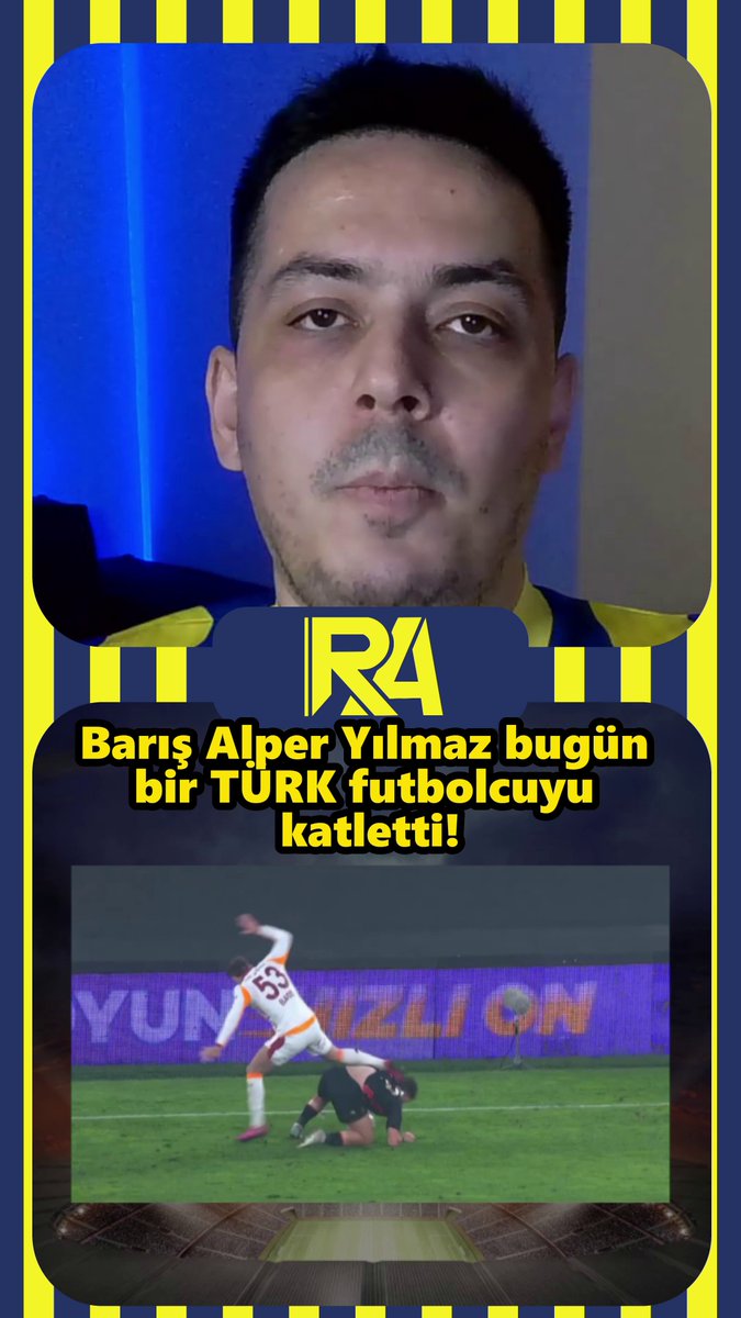 Barış Alper Yılmaz bugün bir TÜRK futbolcuyu katletti! peki İbrahim Hacıosmanoğlu çıkıp TV'lere bağlanacak mı? TFF resmi internet sitesinden geçmiş olsun mesajı yayınlayacak mı? bu Süper Lig hakemleri Galatasaray'dan korktukları kadar Allah'tan korkmuyorlar!