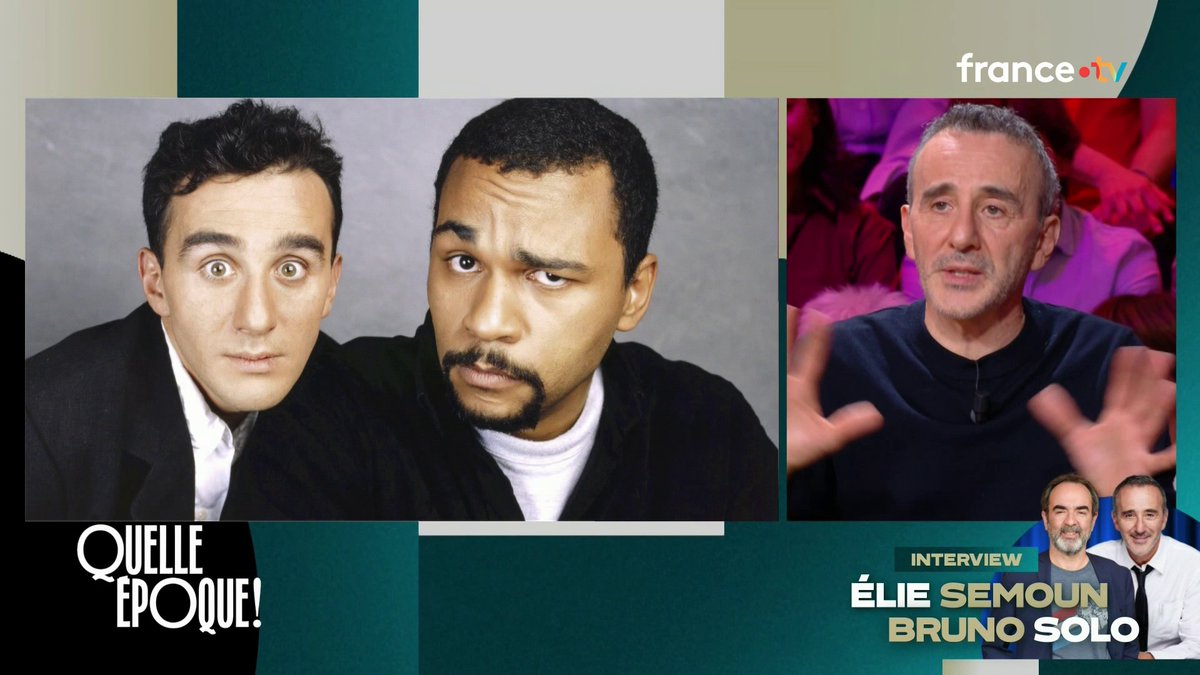 🗣️ "Je vois l'homme en lui. Et pas celui qui dit toutes ces conneries." Dans son nouveau spectacle, elie semoun revient sur son amitié mais aussi ses désaccords profonds avec Dieudonné. #QuelleEpoque France tv Léa Salamé Hugo Clément