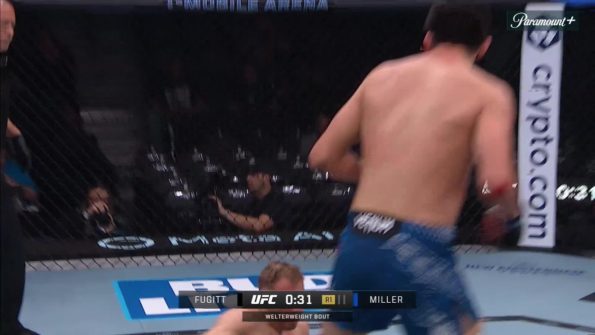 Ty Miller stops Adam Fugitt at the buzzer to kick off the Paramount+ era 💥 #UFC324