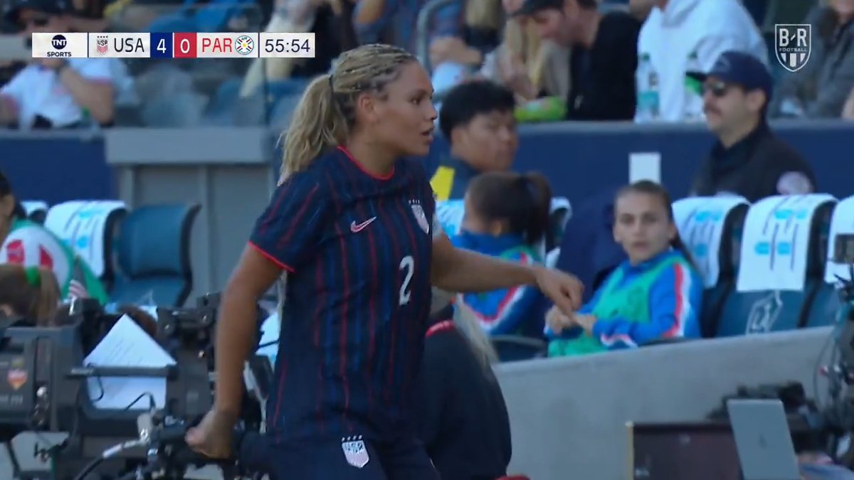 ✅ Captain USWNT ✅ Get on the scoresheet ✅ Celebrate with a dance Trinity Rodman is back 🫡