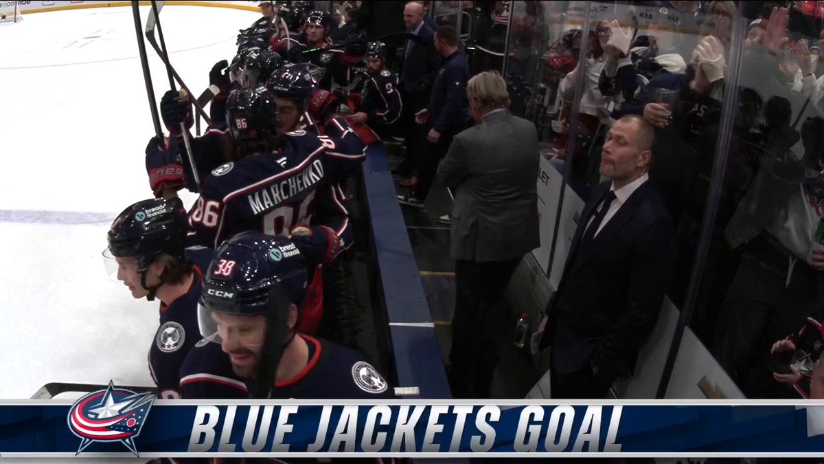 STEAL, THEN SCORE! ๐ The Columbus Blue Jackets get their fourth goal of the first period!