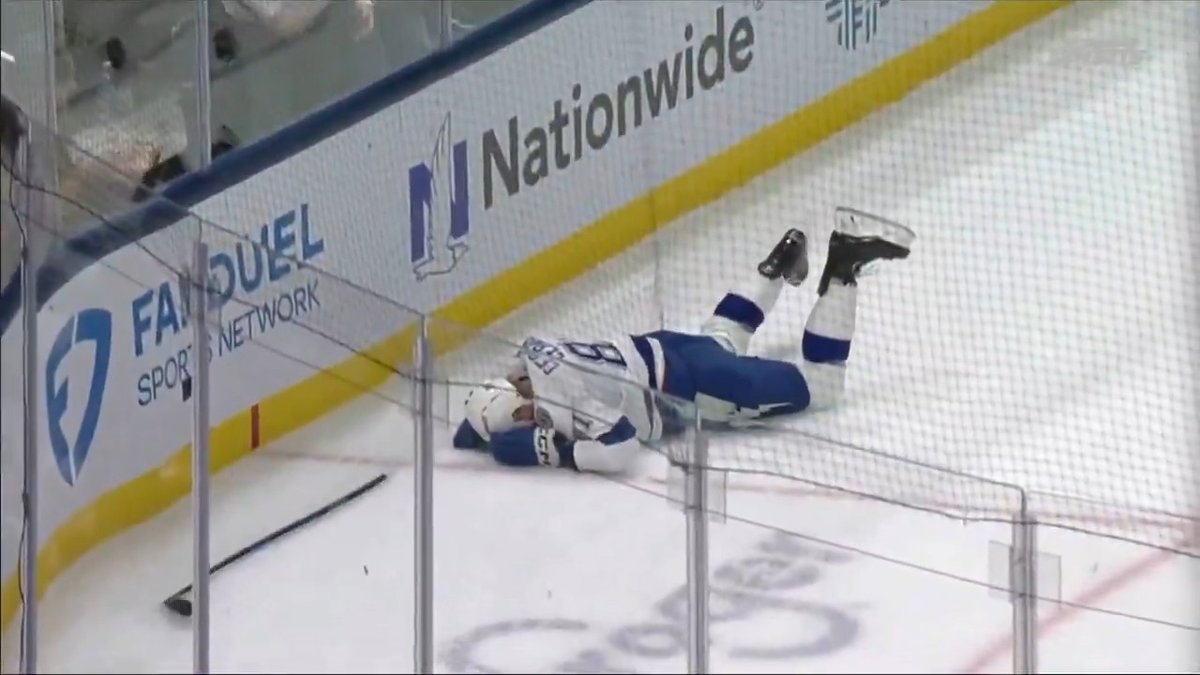 Mathieu Olivier avoided a penalty for this hit on Erik Cernak, and the Bolts were LIVID 🤬 Did the refs make the right call? 🤔