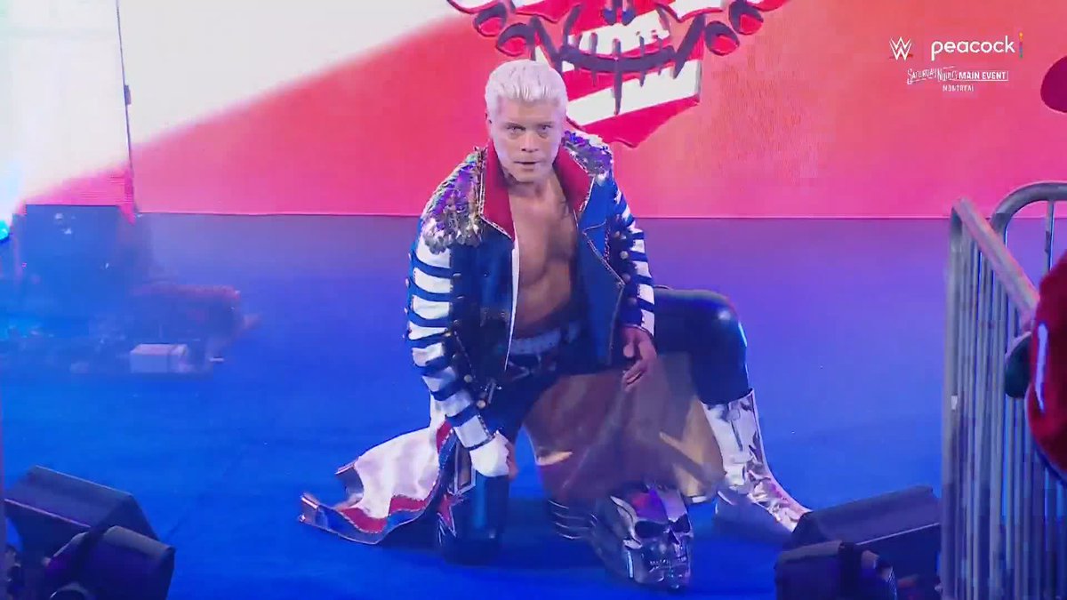 THE AMERICAN NIGHTMARE IS READY FOR THE SAMOAN WEREWOLF! 😤 Rhodes vs. Fatu happening NOW!