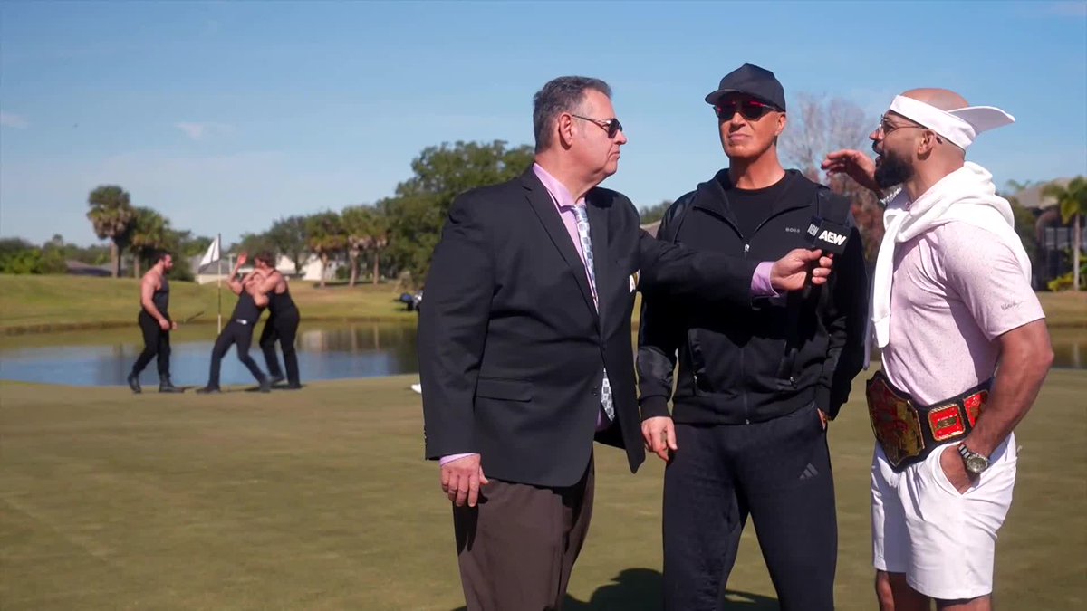 Earlier this week, as part of their usual routine, The Invisible Hand and Lightskin Kingpin hit the golf course and talked through the competitive landscape ahead! Watch #AEWCollision on TNT & HBO Max