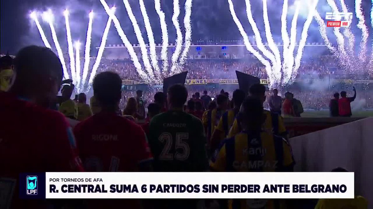 TREMENDO EL RECIBIMIENTO A ROSARIO CENTRAL, el último campeón anual.