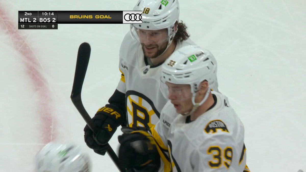 When David Pastrnak is making moves like that, it's hard to stop the Boston Bruins 😅 📺: Sportsnet &amp; TVA Sports ➡️