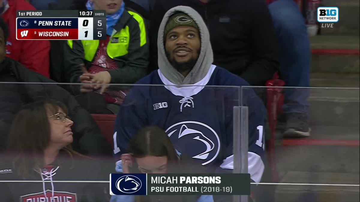 Hi, Micah Parsons 👋 Penn State Men’s Hockey x Penn State Football