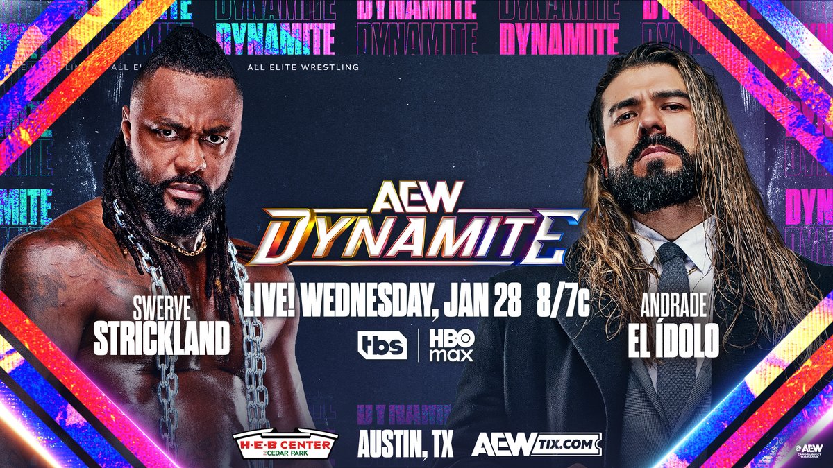 .Andrade “El Idolo” The Real Latino Man! makes his intentions crystal clear, he wants the #AEW World Championship. Standing in his way? Former champion Swerve Strickland! Watch #AEWCollision on TNT & HBO Max