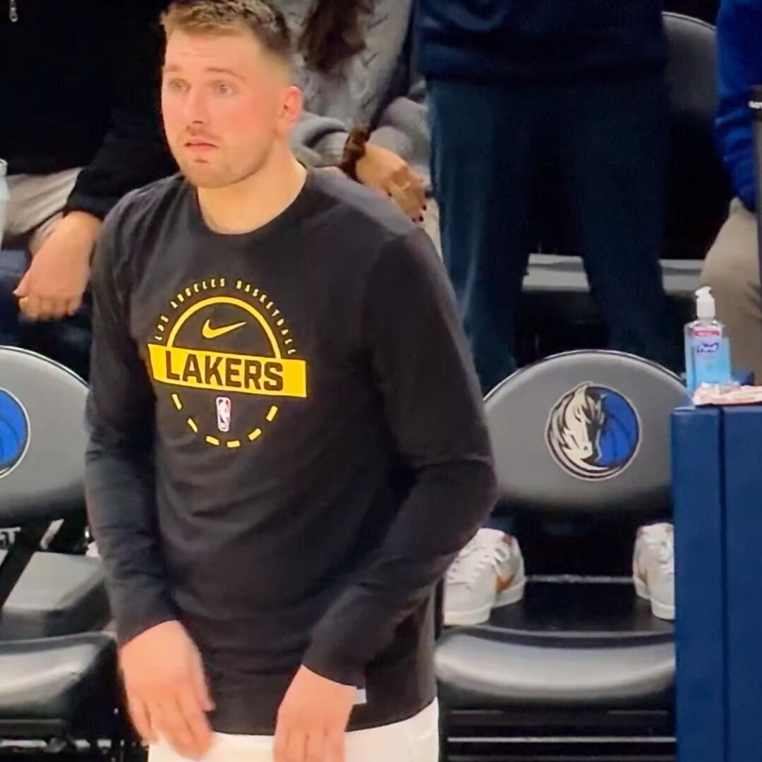 VIDEO: Luka and Timme with a very friendly interaction. Timme has been amazing, he got Luka’s respect and deserves a permanent roster spot, but can’t get one, because we gave it to LeBron’s son who’s not an NBA player.