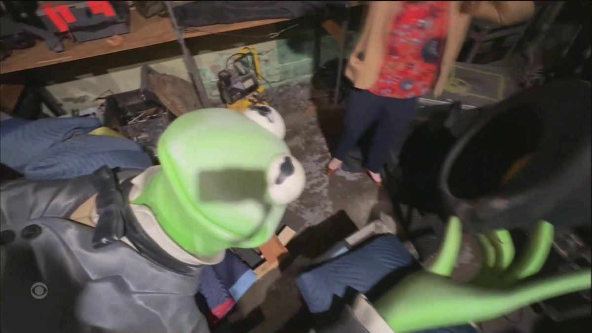 A 900-pound Kermit the Frog took a journey from Hollywood to Atlanta. Kermit's journey began atop a spire at what was first the century-old Chaplin Studio in Hollywood. When the studio was sold in 2024, the Henson family donated the statue.
