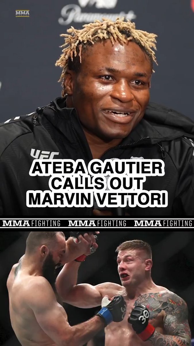 Ateba Gautier calls out Marvin Vettori after his win at #UFC324: "It would be fun to have this test. … Let's make it and enjoy the pain and damage."
