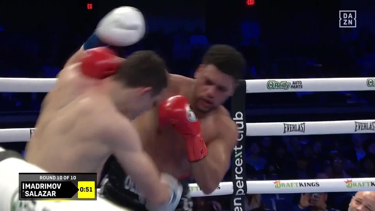 Madrimov had Salazar HURT in the final round! 🤯 #MuratallaCruz | Live NOW on DAZN ▪️