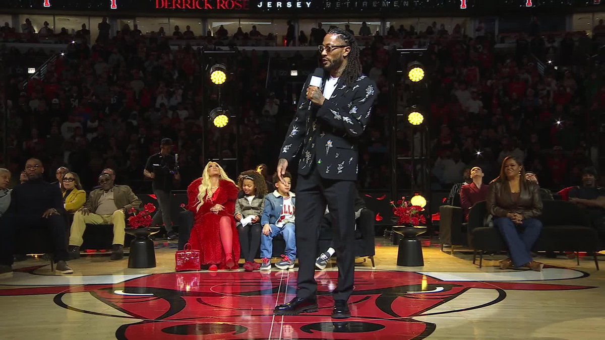 Derrick Rose with a message for each of his kids: PJ, London, and Layla ❤️
