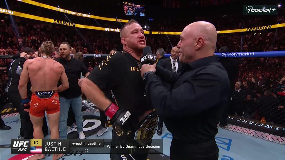 "That Scouser does NOT get knocked out." - Justin Gaethje 📺 Paramount+