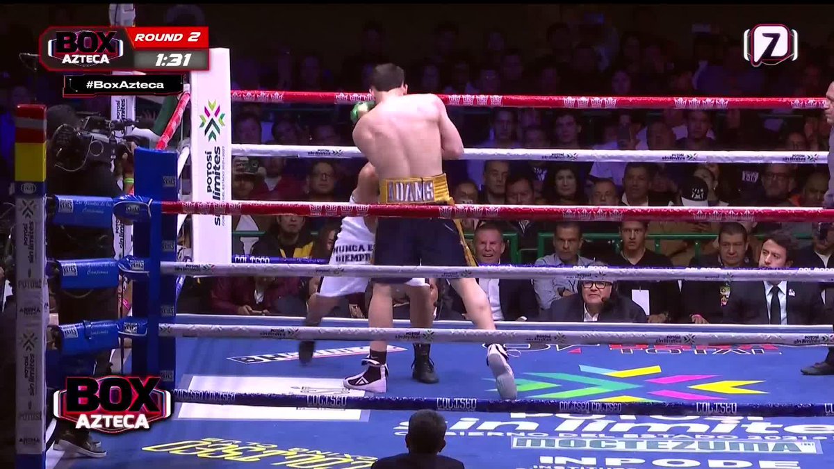 OMAR CHÁVEZ FULMINANTE 🔥🔥🔥🔥 El Mexicano fue infinitamente superior a Míguel Torres y se llevó el combate en el segundo round 🇲🇽 #BoxAzteca