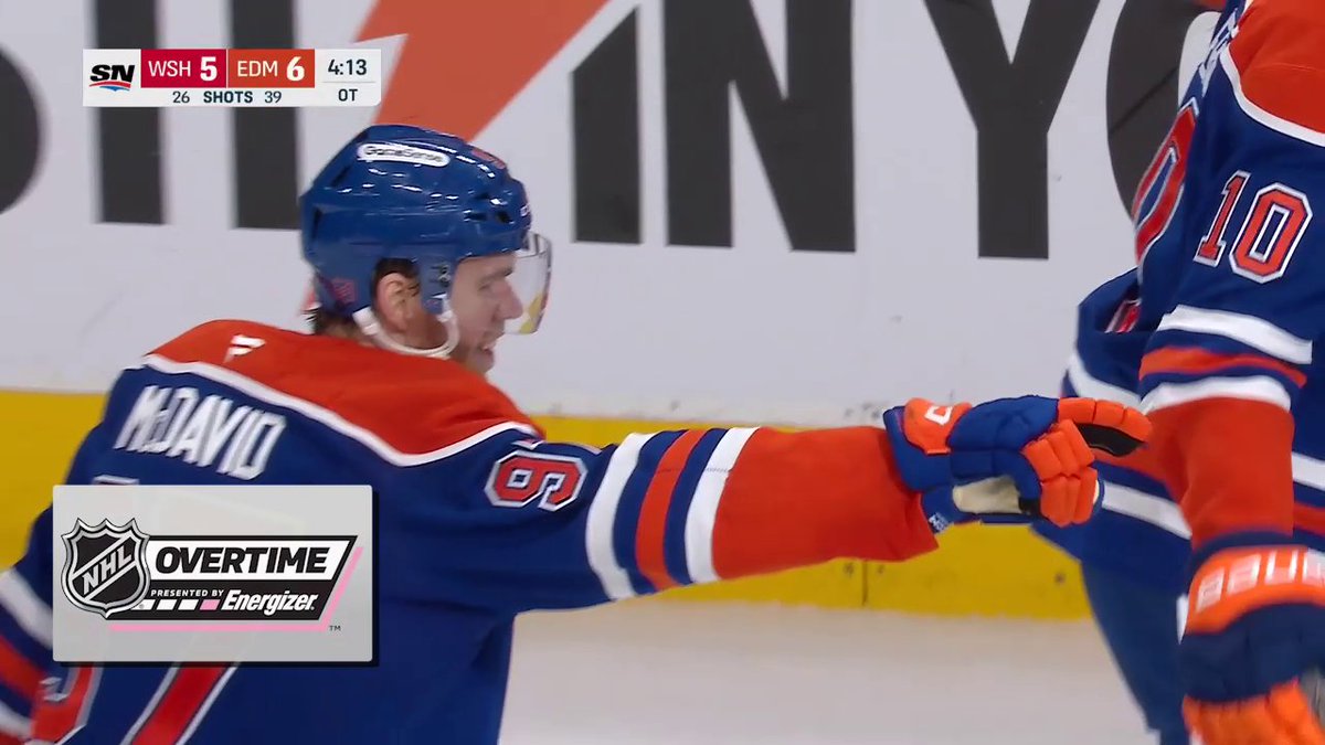 ARE YOU NOT ENTERTAINED?! Connor McDavid wins it for the Edmonton Oilers in Energizer overtime!